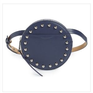 Rebecca Minkoff Round Navy Blue Belt Bag